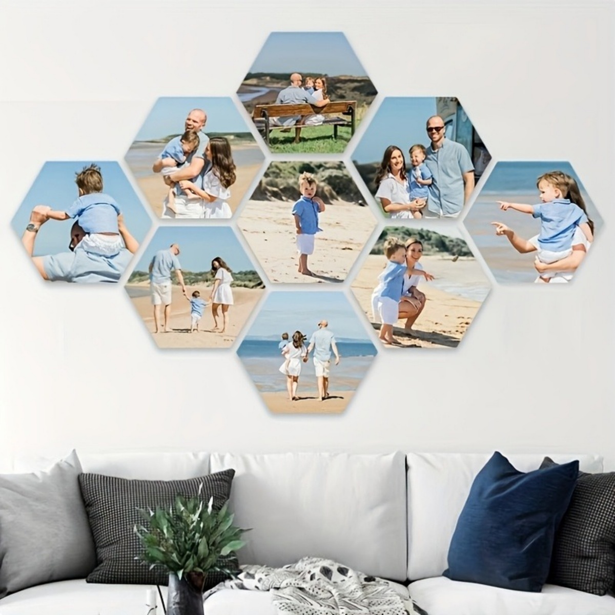 Custom Wall Decor — Modern Hex - Eve Party reseña y precio