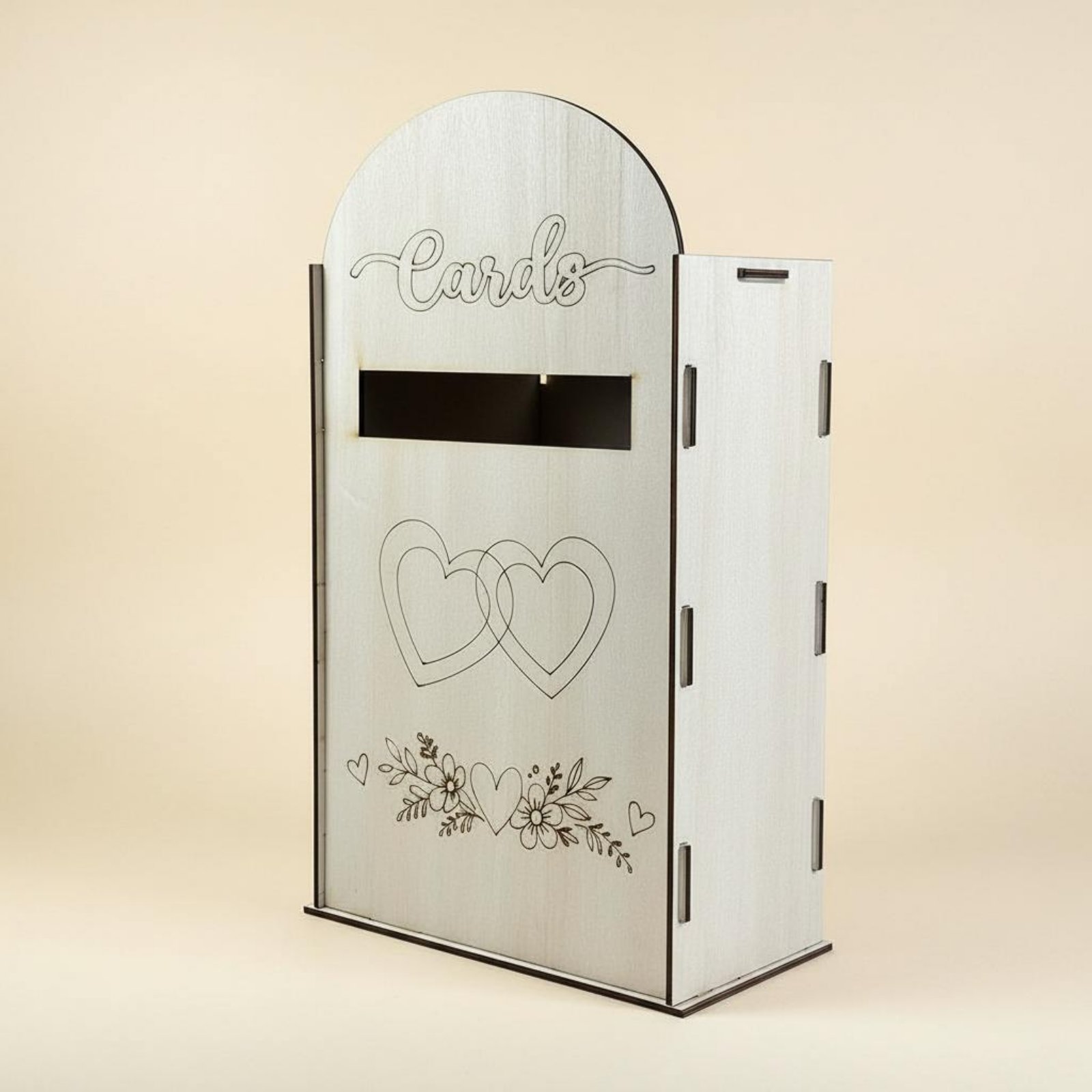 Wooden Wedding Card Box Laser  - Event Party Box reseña y precio