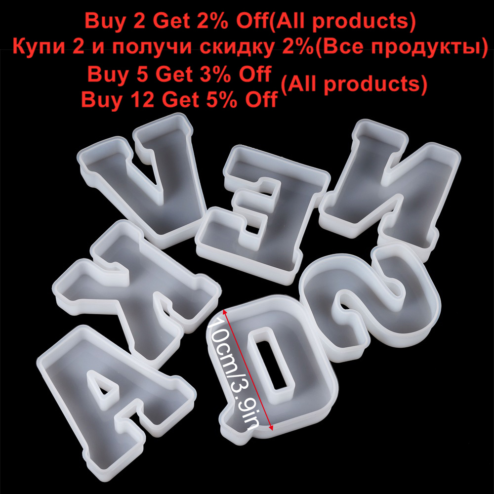 3Sizes A to Z Letter Silicone  - Event Z reseña y precio