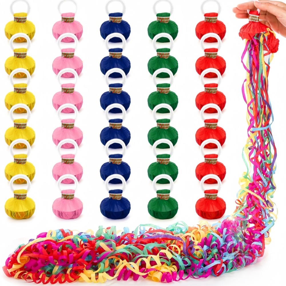10pcs Hand Throwing Ribbon Pul - Confetti Cannon Tube reseña y precio