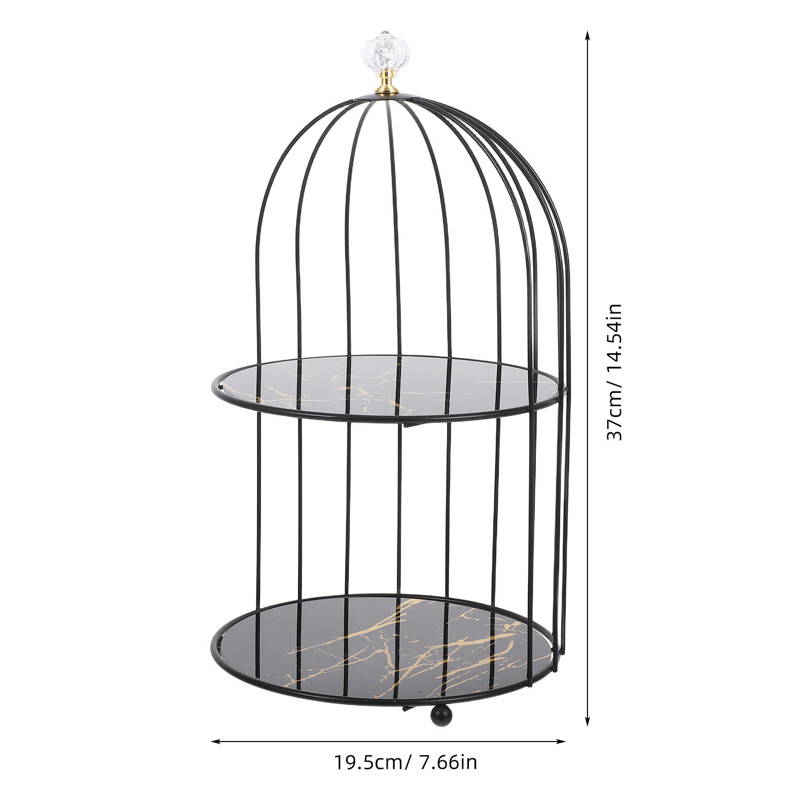 Metal Birdcage Cake Stand Tier - Cupcake Stand Tier reseña y precio