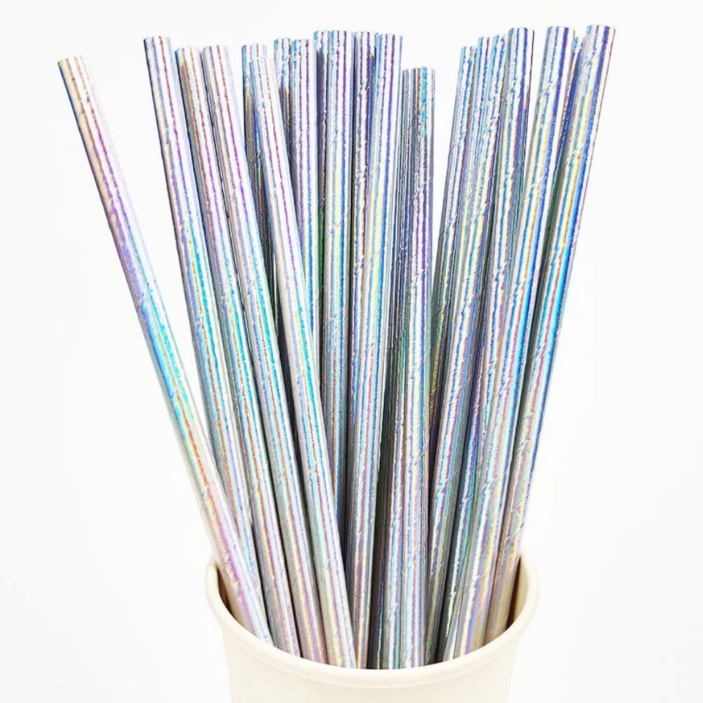 25Pcs Pearlescent Bronzing Pap - Paper Straw Color reseña y precio