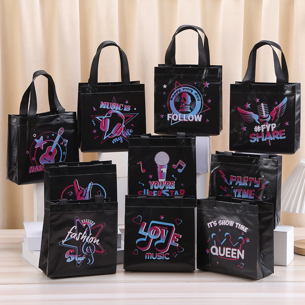 10Pcs Black Let's Rock Music T - Event Party Shop reseña y precio