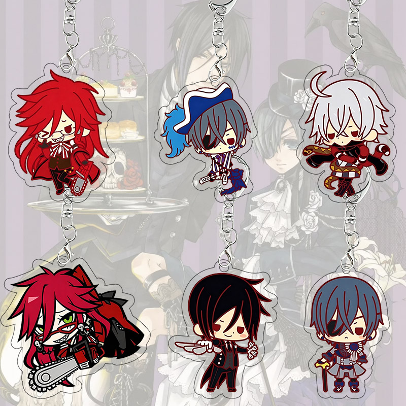 Black Butler Acrylic Keychain  - Supply Event reseña y precio