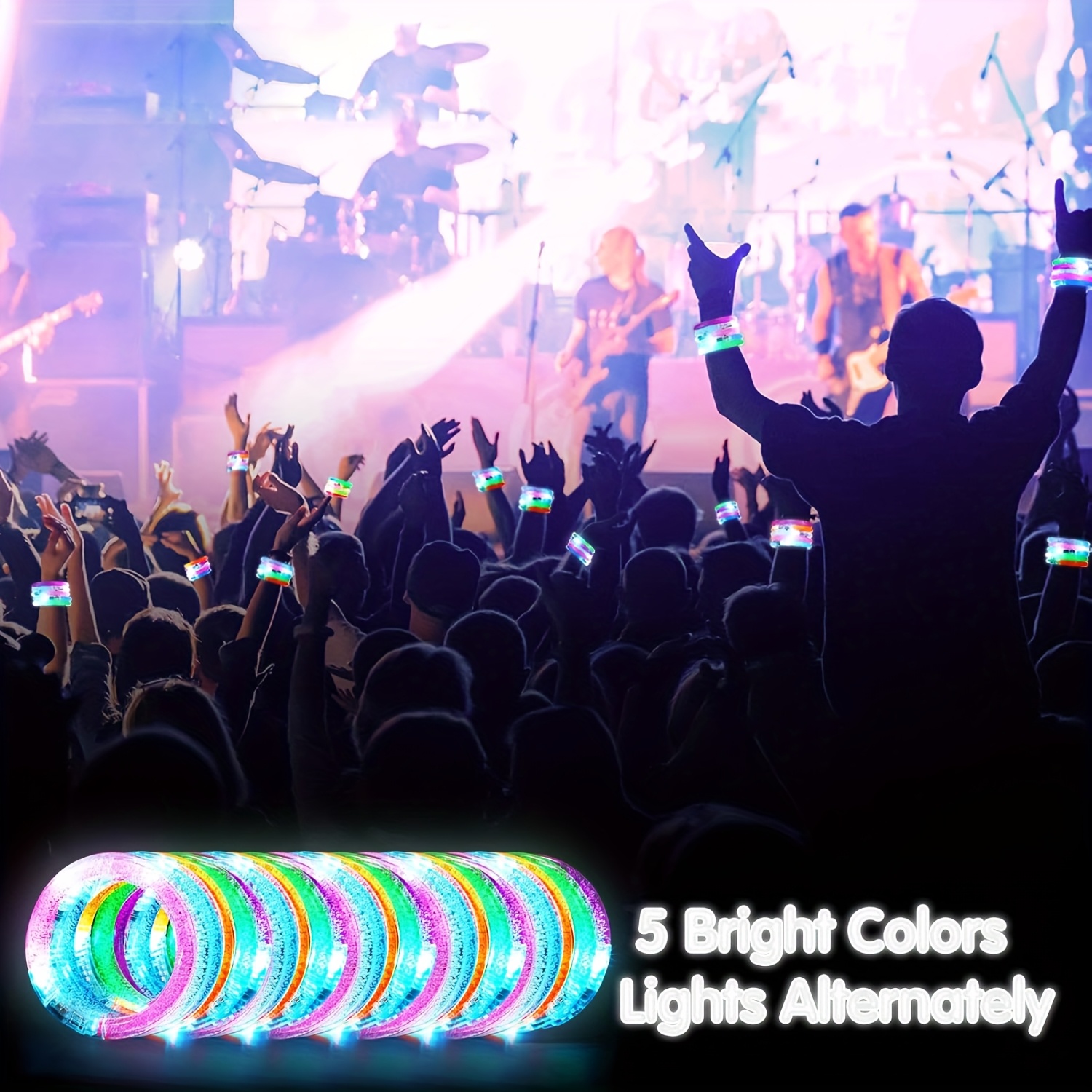 Glow-Up Party Bracelets Pack – - Event & Party Supply reseña y precio