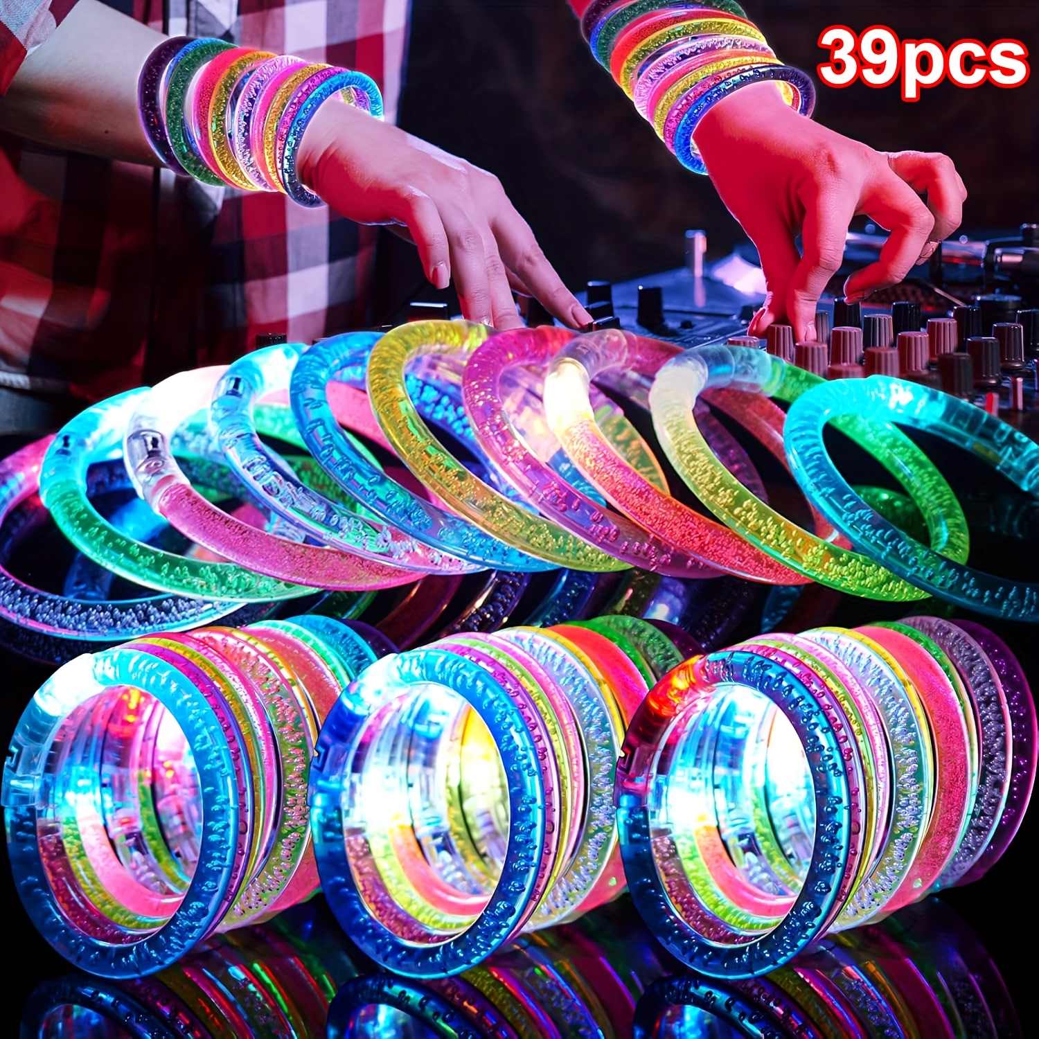 Glow-Up Party Bracelets Pack – - Event & Party Supply reseña y precio