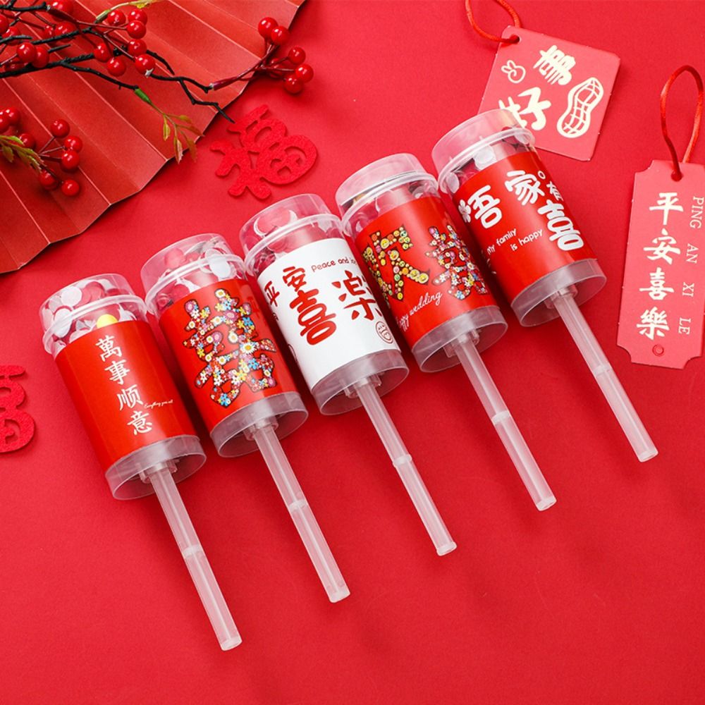 Handheld Bridal Shower Colorfu - Confetti Cannon Tube reseña y precio