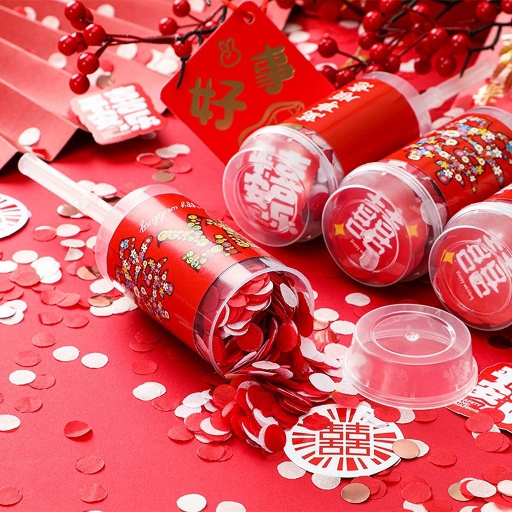 Handheld Bridal Shower Colorfu - Confetti Cannon Tube reseña y precio
