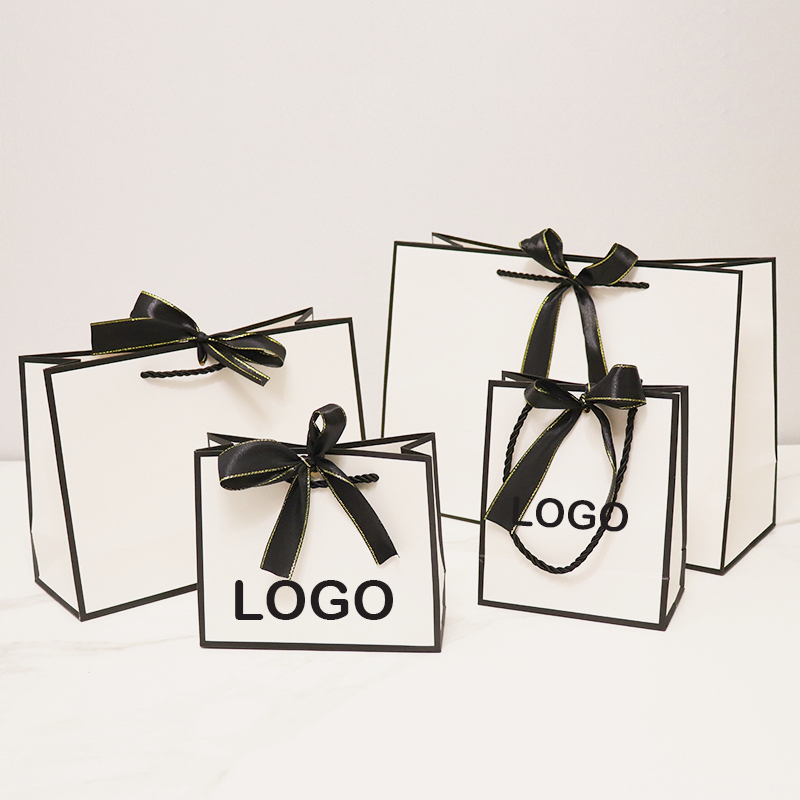 10Pcs Customized Logo Paper Ba - Event Party Shop reseña y precio