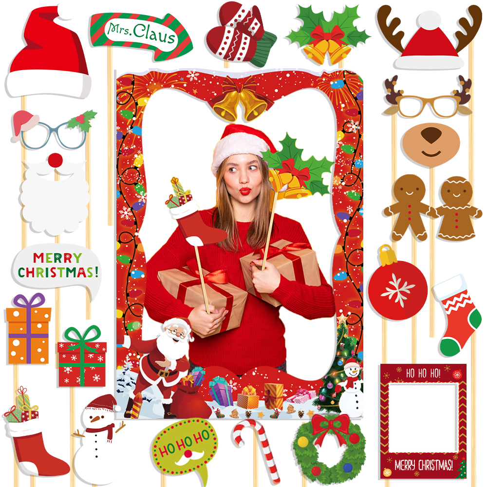 Christmas Photo Booth Frame Sa - Photo Booth Frame reseña y precio