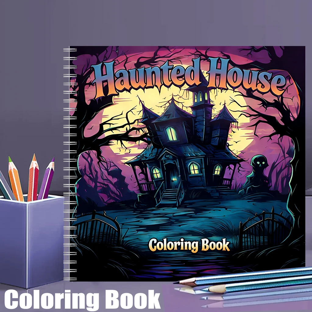 Haunted House Coloring Book fo - Supply Event reseña y precio
