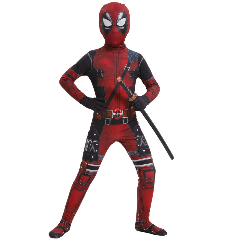 3-12Y Kids Deadpool Costume wi - Party Favor Bag reseña y precio