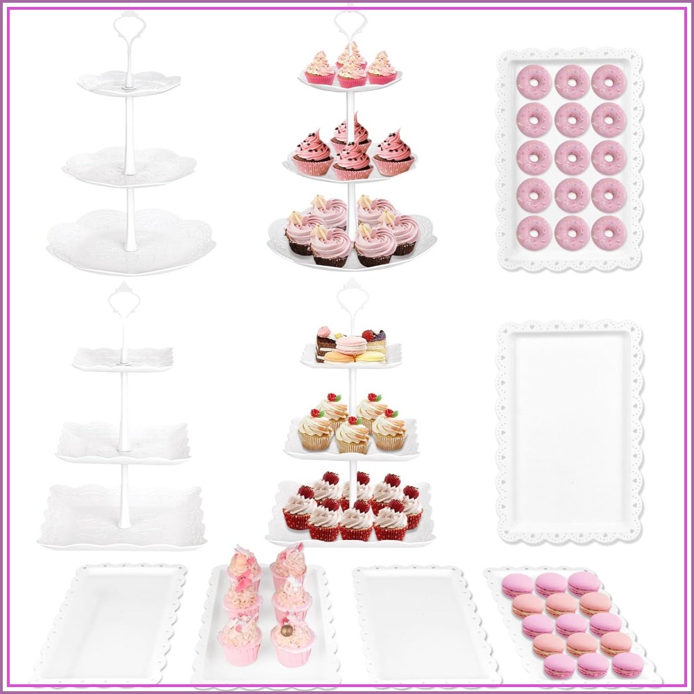 10Pcs Cupcake Stand Set, Desse - Cupcake Stand Tier reseña y precio