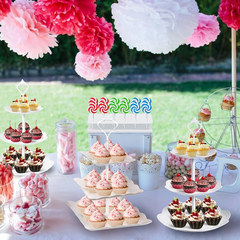 10Pcs Cupcake Stand Set, Desse - Cupcake Stand Tier reseña y precio
