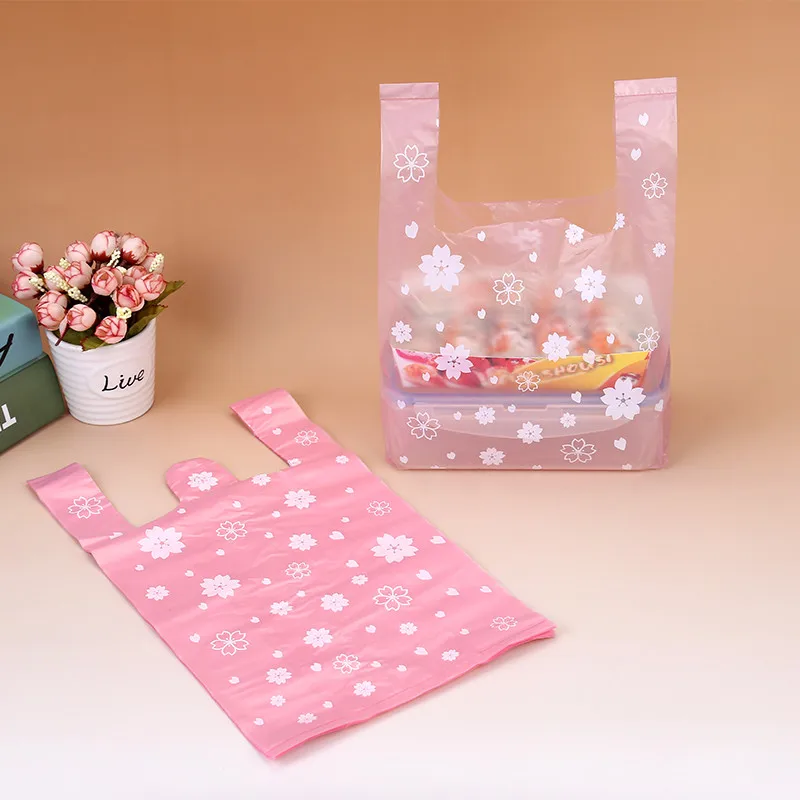 100Pcs/bag Pink Sakura Vest Ba - Event Party Shop reseña y precio