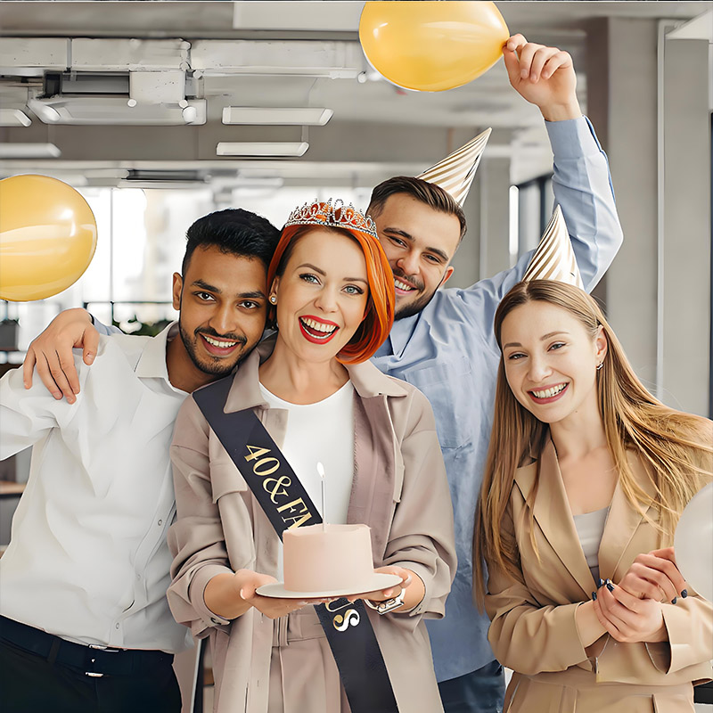 30- 50th  Birthday Anniversary - Birthday Sash Glitter reseña y precio