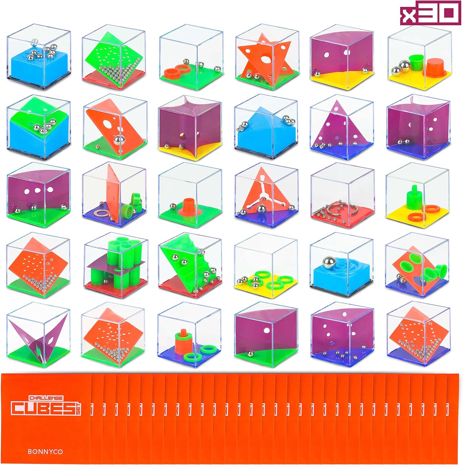 Brain Teaser Puzzles Cubes Pac - Party Favor Bag reseña y precio