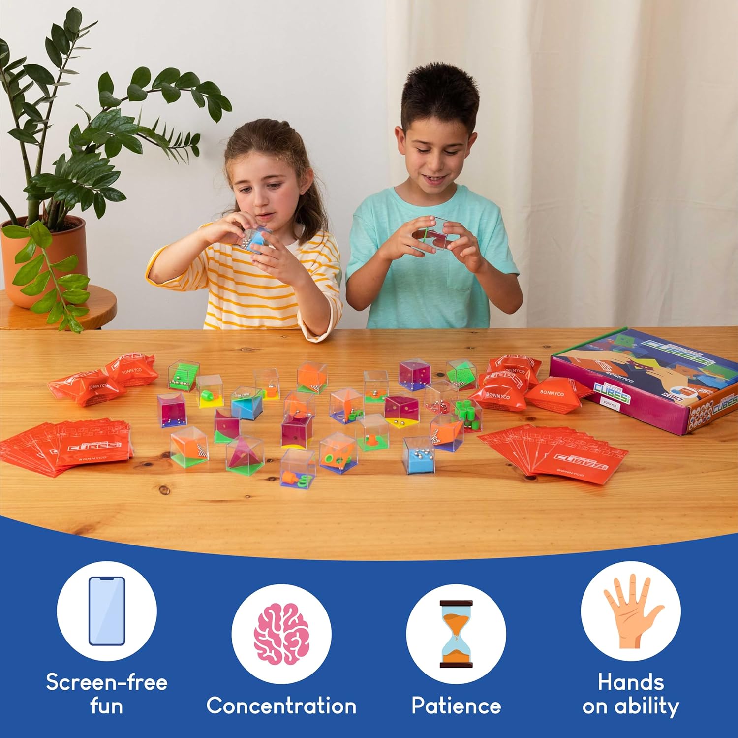 Brain Teaser Puzzles Cubes Pac - Party Favor Bag reseña y precio