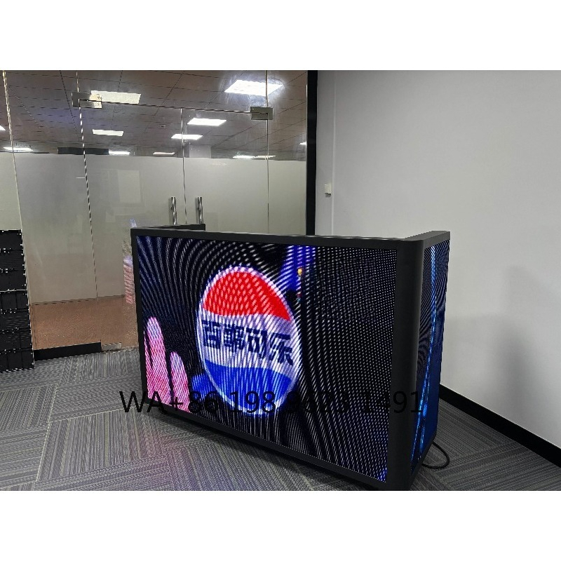 Portable DJ Booth Facade LED V - Event Party Dj reseña y precio
