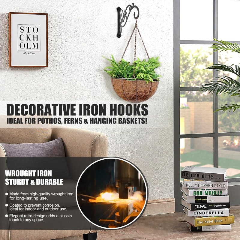1PC Wall Mounted Bracket Iron  - Flower Wall Panel reseña y precio