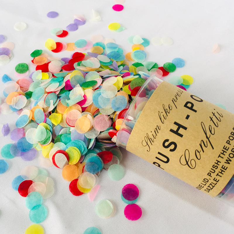 2pcs Multicolor Paper Scrap Fo - Confetti Cannon Tube reseña y precio