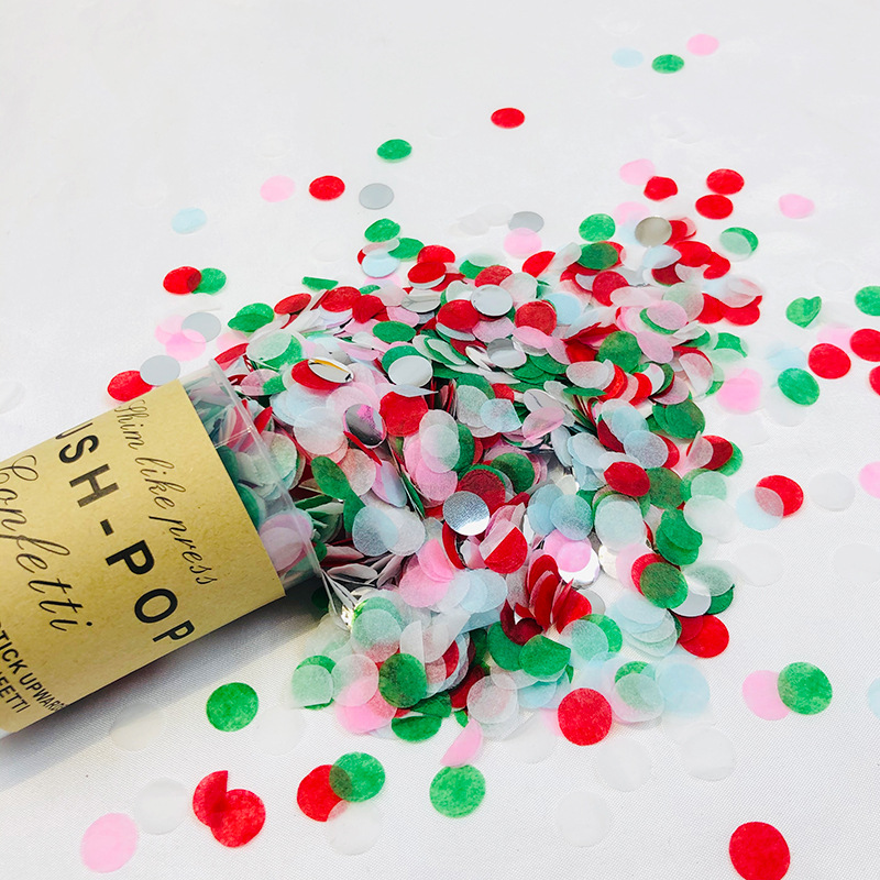2pcs Multicolor Paper Scrap Fo - Confetti Cannon Tube reseña y precio