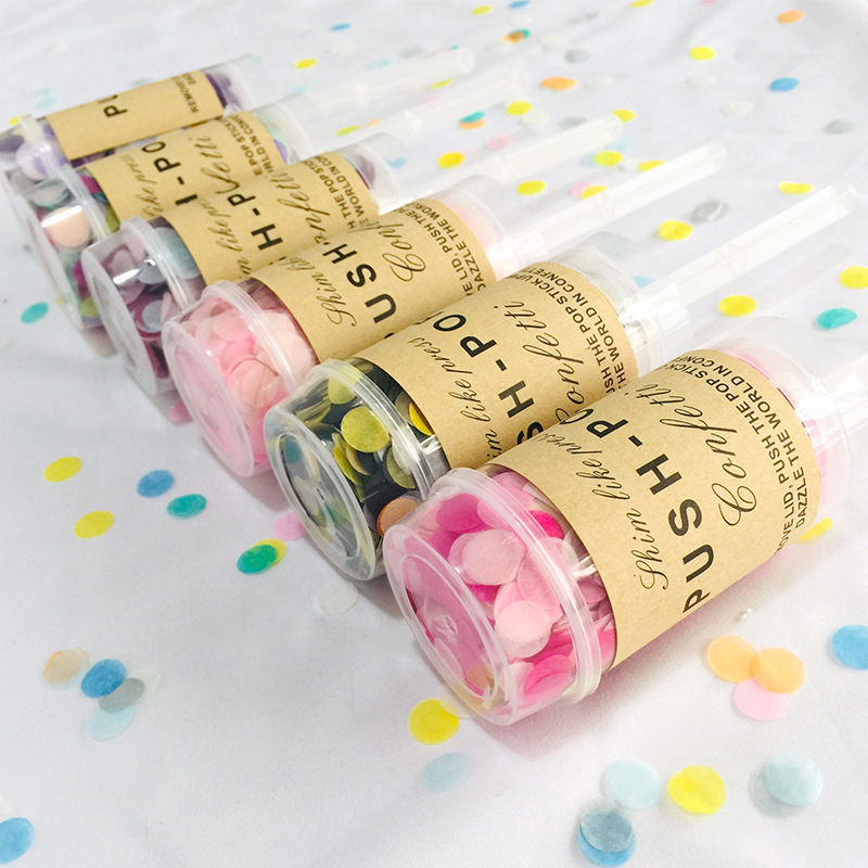 2pcs Multicolor Paper Scrap Fo - Confetti Cannon Tube reseña y precio