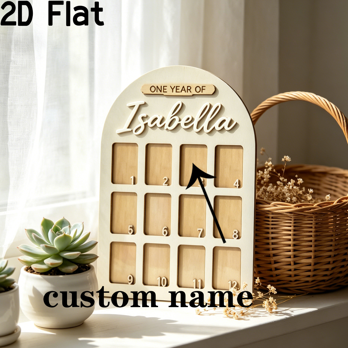 1Pc Custom Photo Record Board  - Eve Party reseña y precio