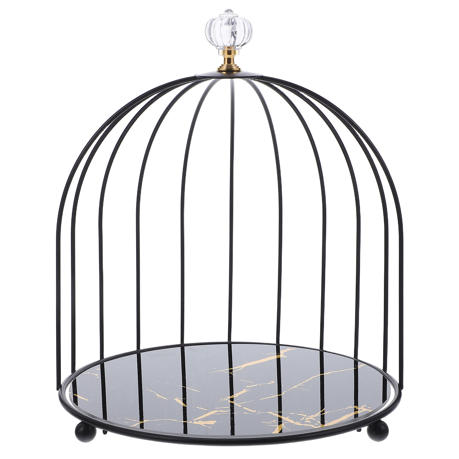 Bird Cage Metal Cake Stand Bow - Cupcake Stand Tier reseña y precio