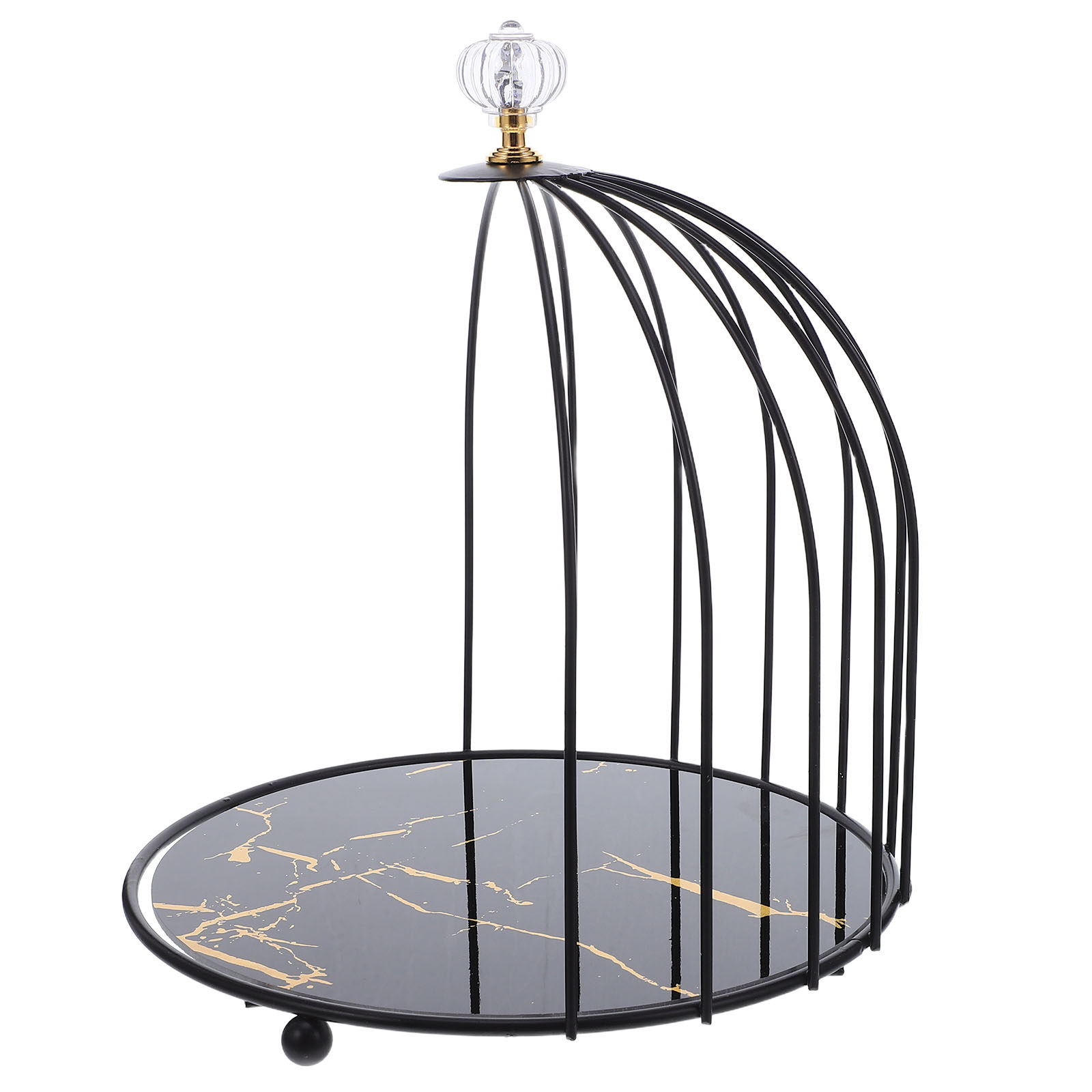 Bird Cage Metal Cake Stand Bow - Cupcake Stand Tier reseña y precio