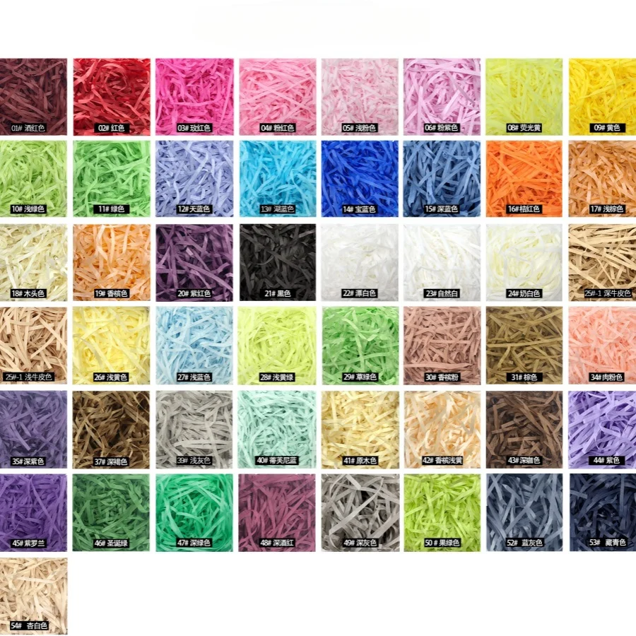 100g raffi Colorful Shredded C - Paper Straw Color reseña y precio