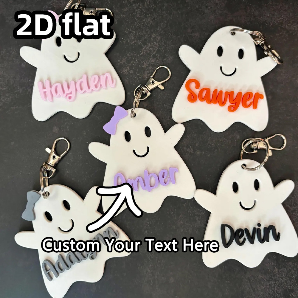 Personalized Ghost Keychain, G - Party Favor Bag reseña y precio