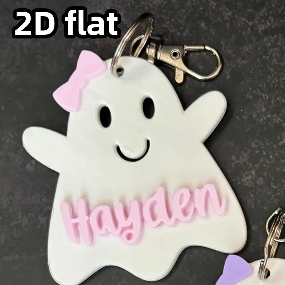 Personalized Ghost Keychain, G - Party Favor Bag reseña y precio