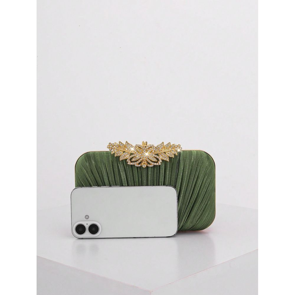 Fashion Rhinestone Decor Flap  - Event Party Box reseña y precio