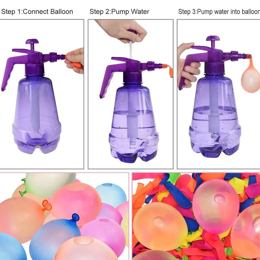 New Portable Air Water Bomb Ba - Balloon Pump Hand reseña y precio