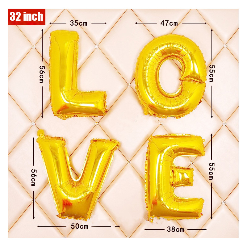 16 32 40 Inch Foil Letter Ball - Event Z reseña y precio