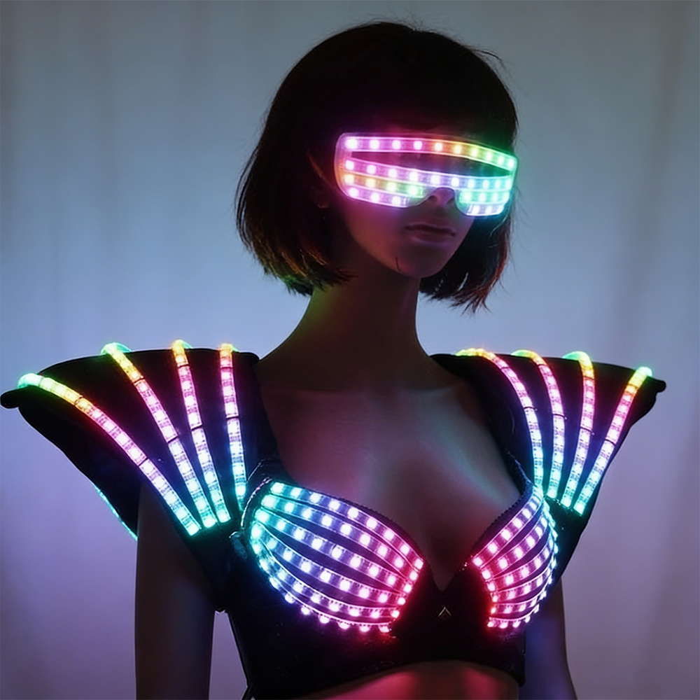 Cyberpunk Full-Color Laser LED - Event Party Dj reseña y precio