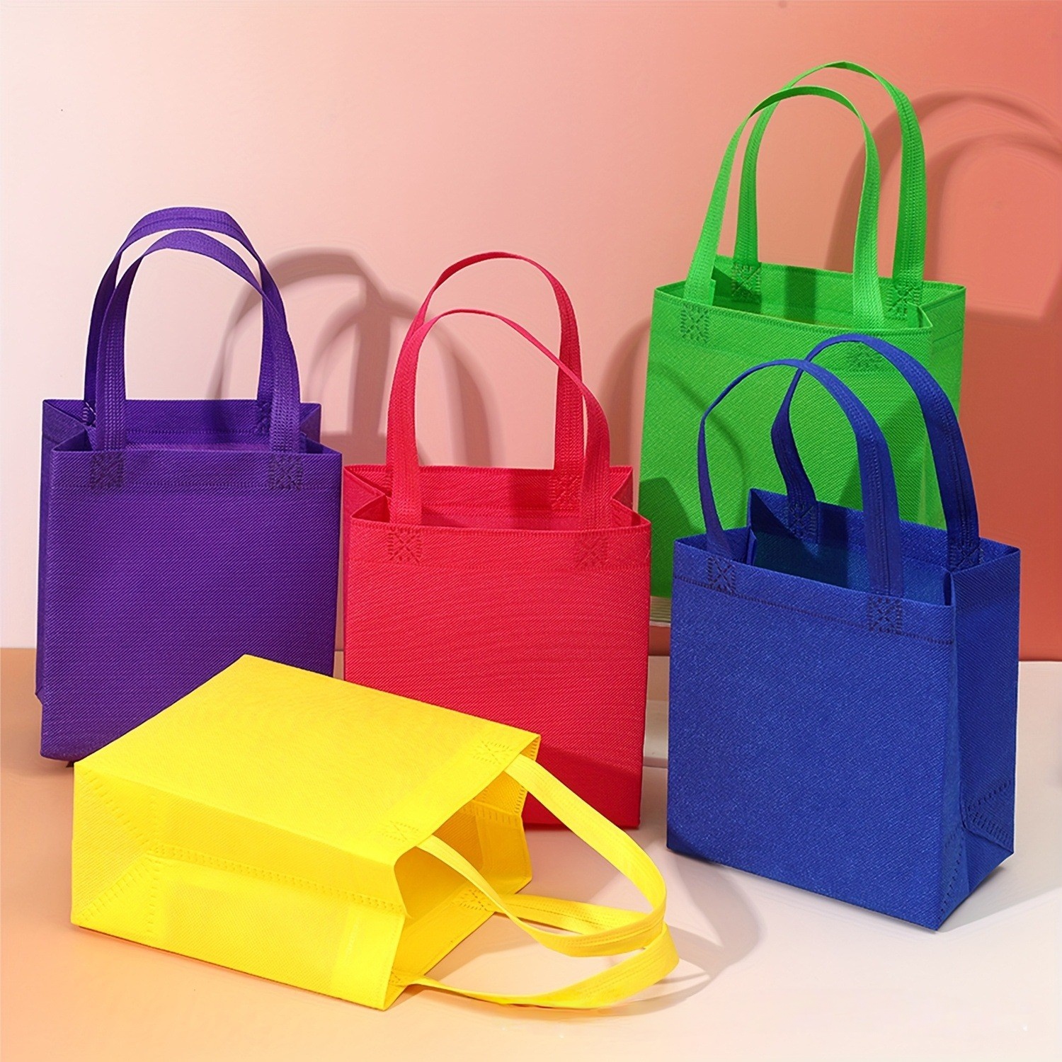 100PCS Reusable Non-woven Shop - Event Party Shop reseña y precio
