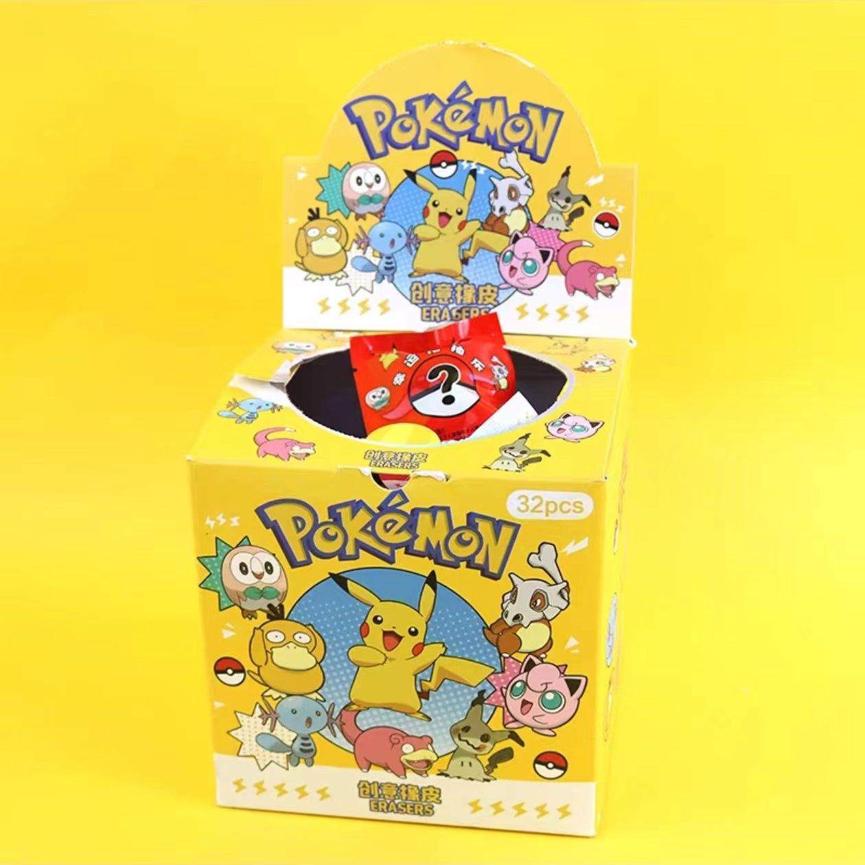 Pokemon Blind Bag Eraser Surpr - Party Favor Bag reseña y precio