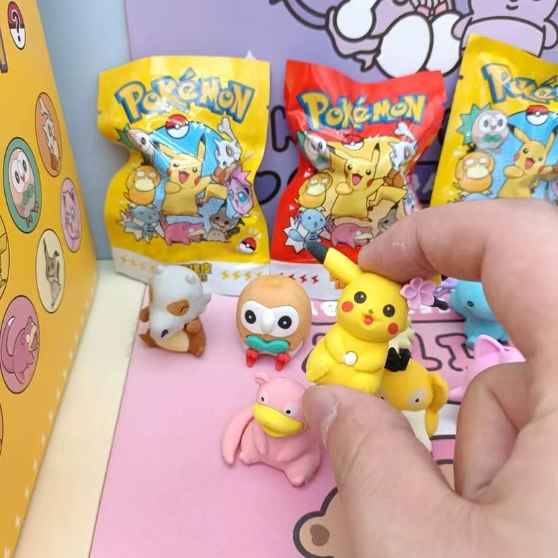 Pokemon Blind Bag Eraser Surpr - Party Favor Bag reseña y precio
