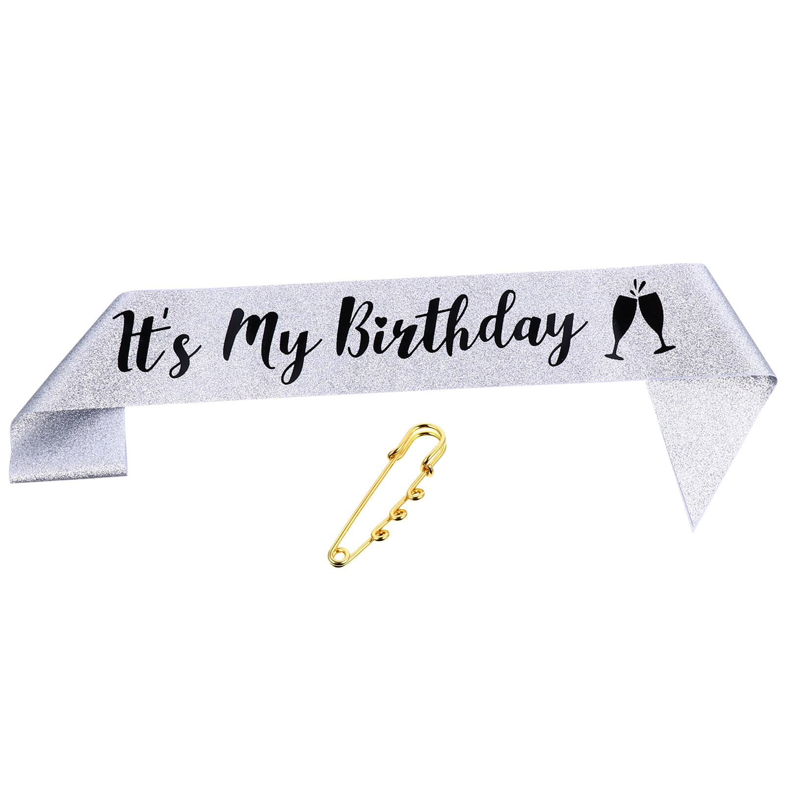 1Pcs Birthday Party Sash Glitt - Birthday Sash Glitter reseña y precio