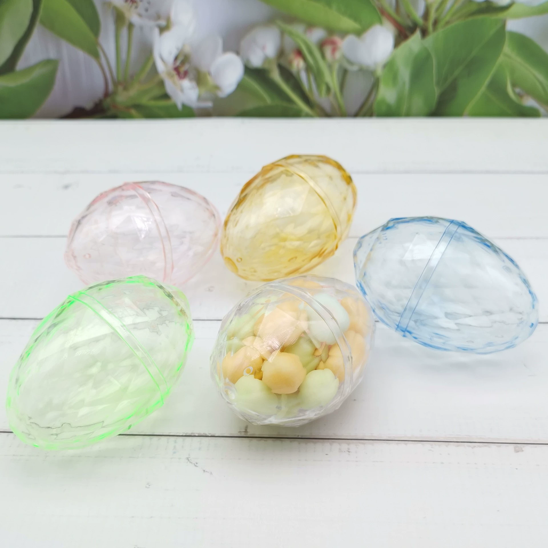 5Pcs Easter Theme Plastic Cand - Event Party Box reseña y precio