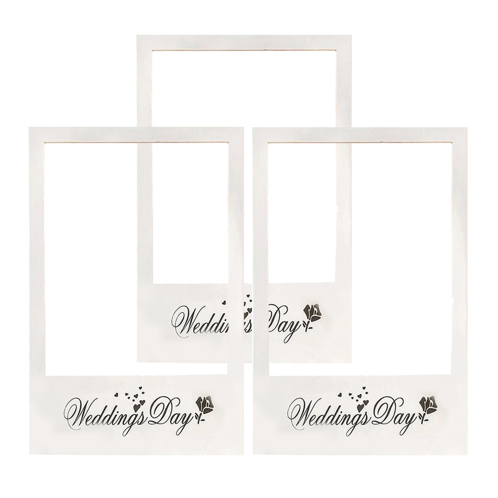 3Pcs Creative Couple Photo Fra - Photo Booth Frame reseña y precio