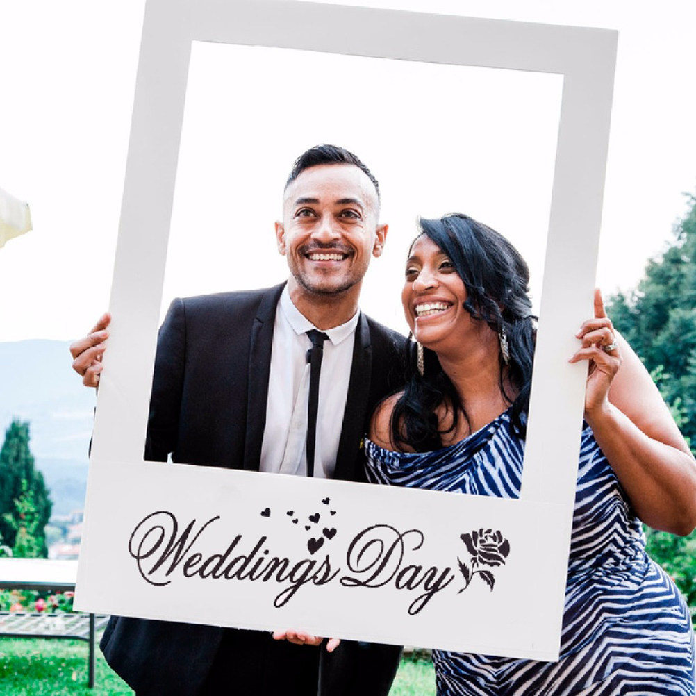 3Pcs Creative Couple Photo Fra - Photo Booth Frame reseña y precio