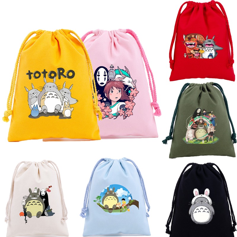 Totoro Cotton Cute Drawstring  - Party Favor Bag reseña y precio