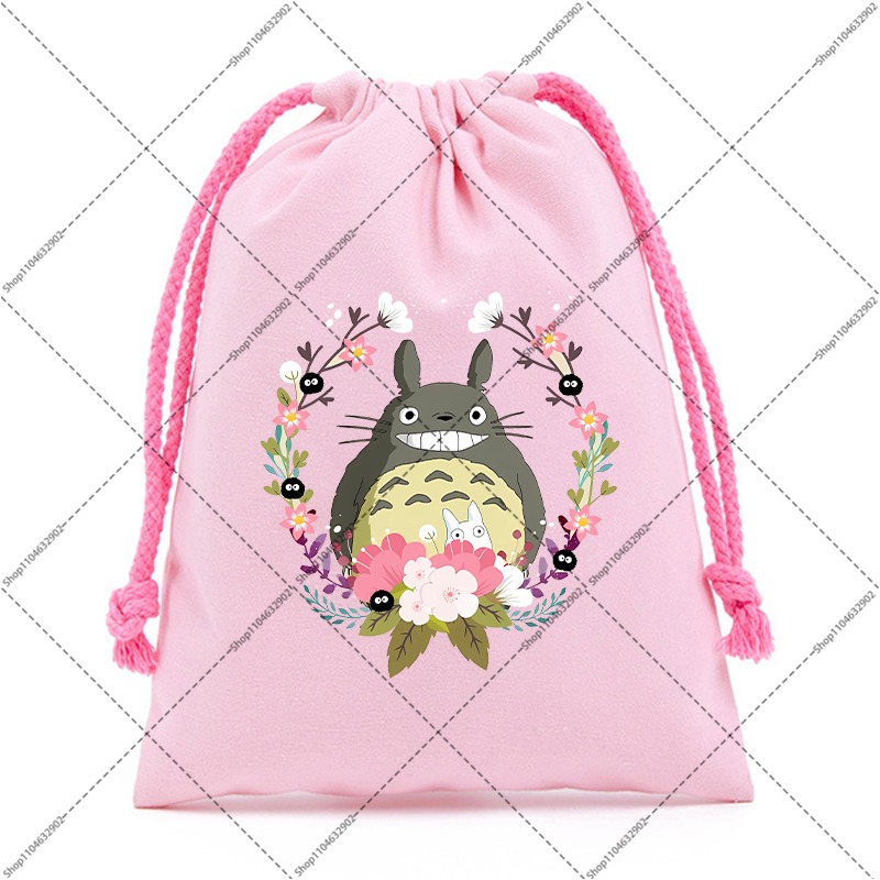 Totoro Cotton Cute Drawstring  - Party Favor Bag reseña y precio