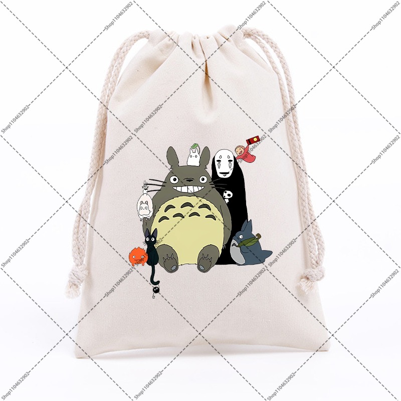 Totoro Cotton Cute Drawstring  - Party Favor Bag reseña y precio