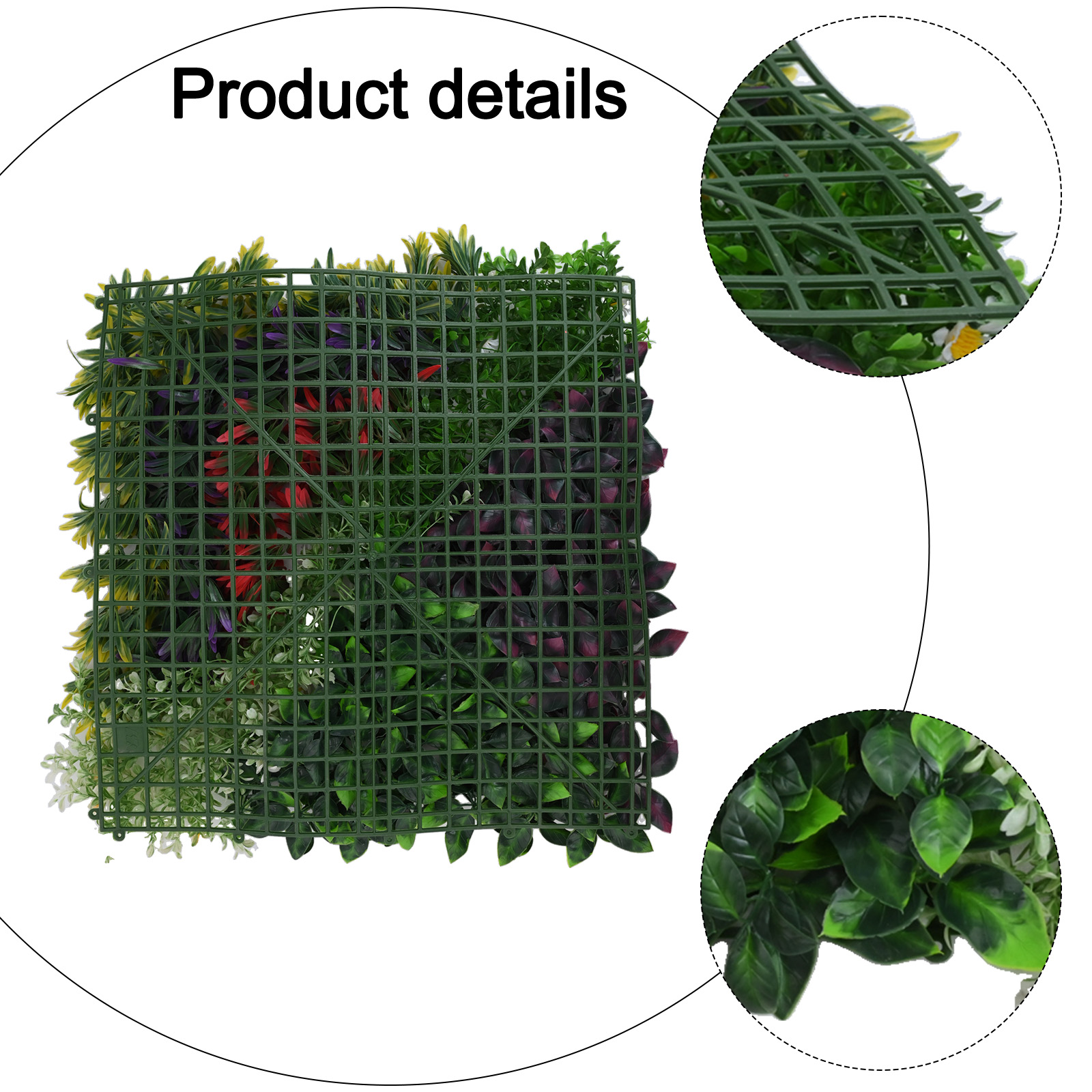 50*50CM Green Artificial Plant - Flower Wall Panel reseña y precio
