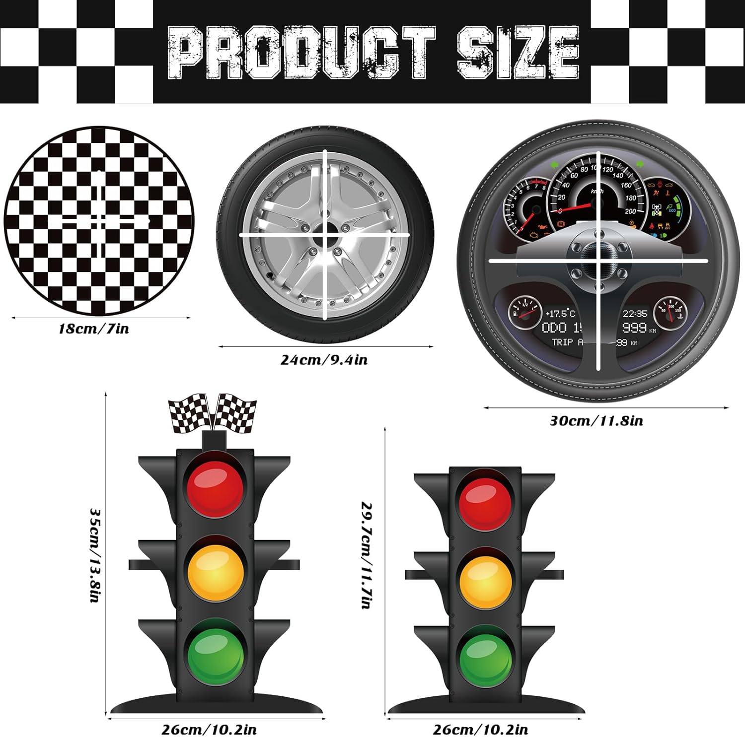 3-Tier Race Car Cupcake Stand, - Cupcake Stand Tier reseña y precio
