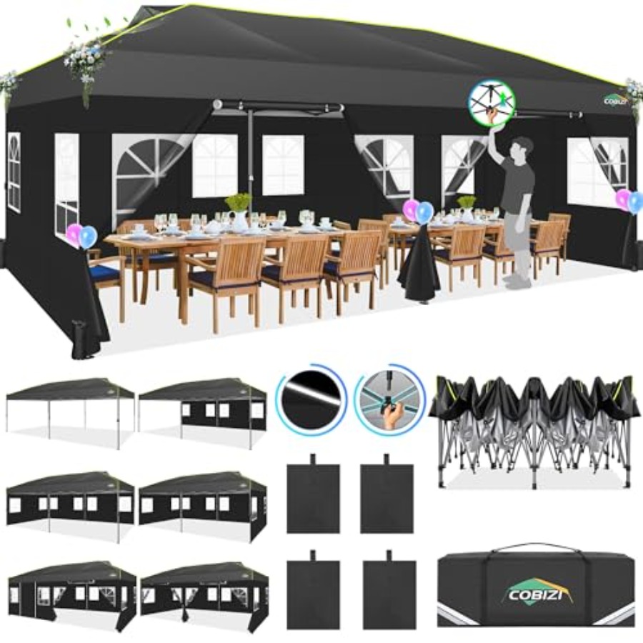 Outdoor event shelter with wat - Event & Party Supply reseña y precio